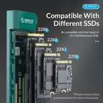 Контейнер для NVMe SSD Orico 10Gbps (зелёный)