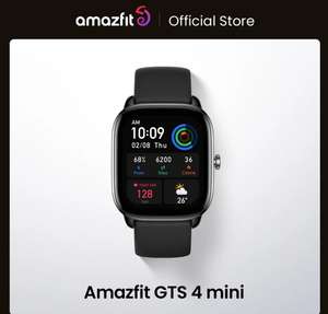 Amazfit gts 4 mini (Чёрный, Мята, Розовый)