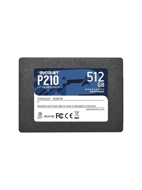 SSD Patriot Memory P210S512G25 512Гб
