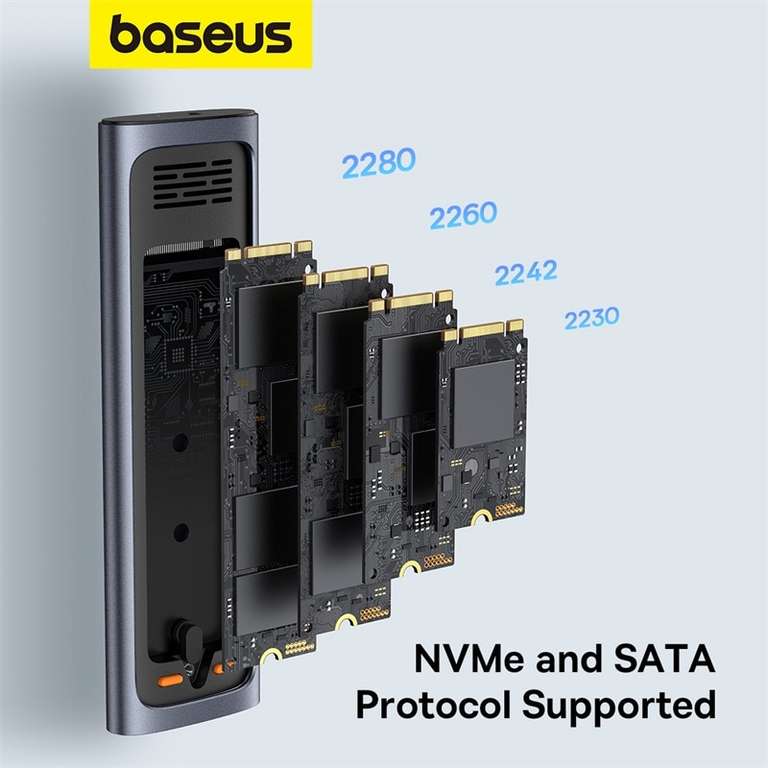 Кейс для SSD диска Baseus SSD NVME M2 Case BS-OH155