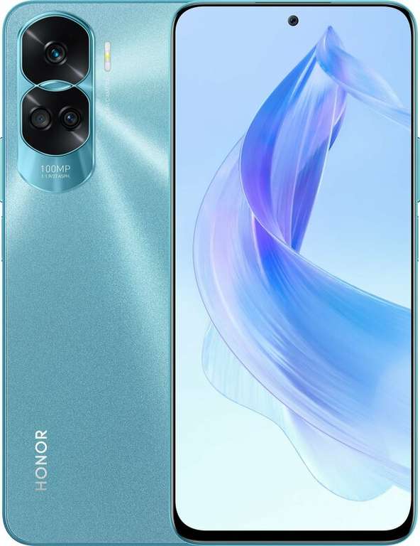 Смартфон HONOR 90 Lite 8/256 ГБ RU, Dual nano SIM, голубой (персональная цена, может отличаться на аккаунтах)