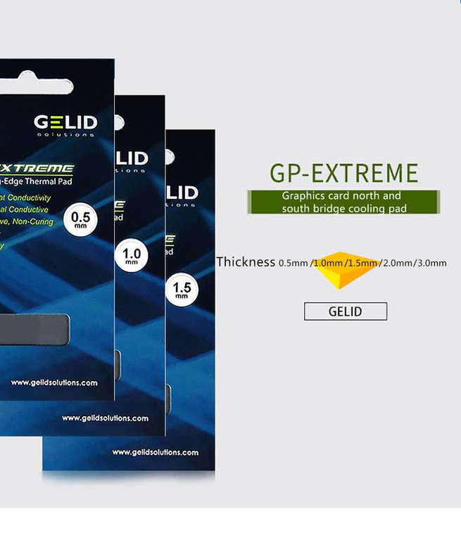 Термопрокладка Gelid Extreme 80x40x3mm