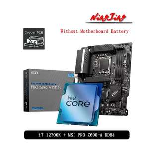 Процессор I7 12700k + Материнская плата MSI PRO Z690-A DDR4