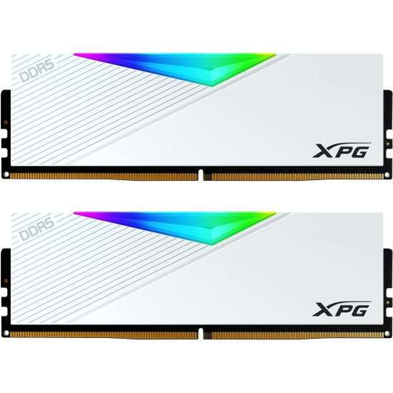 Оперативная память ADATA XPG Lancer RGB DDR5 5600 Мгц 2x16 ГБ (AX5U5600C3616G-DCLARWH) (цена с ozon картой)