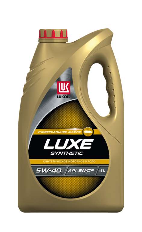 Моторное масло синтетическое Lukoil Люкс SN/CF 5W40 4 л