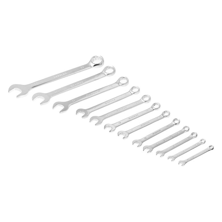 Набор ключей рожково-накидных ЕРМАК, 6-22 мм,12 шт (736-050)