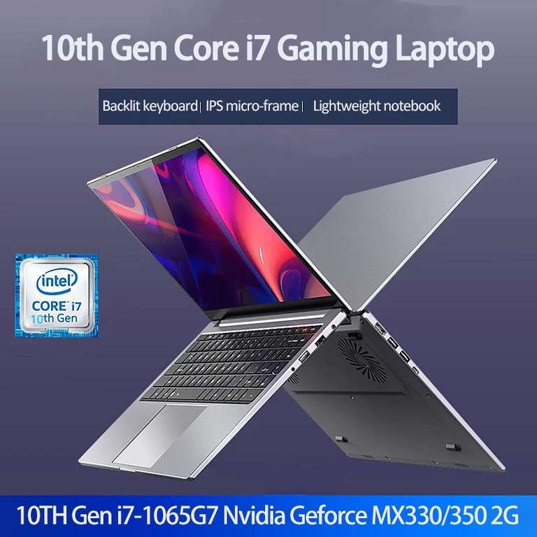 Ноутбук Intel Core i7-1065G7 diageforce MX350 15.6'' 8+128Гб