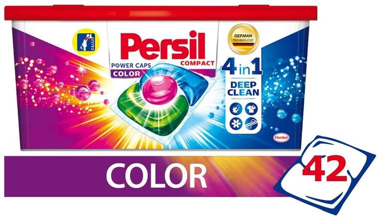 Капсулы Persil Power Caps Color 4 in 1, 70 шт.
