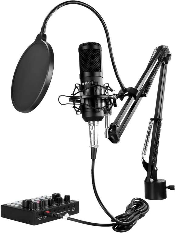 Микрофон Oklick SM-600G с микшером
