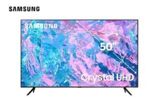 4K Телевизор Samsung UE50CU7100UXCE 50" Smart TV черный (для premium аккаунта)