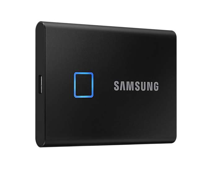 Портативный SSD USB 3.2 Samsung T7 Touch 2ТБ (со сканером отпечатков пальцев)
