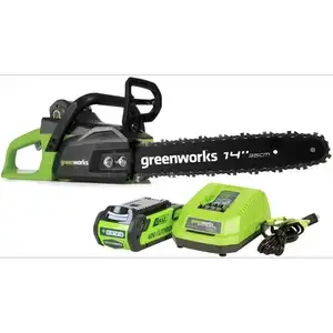 Пила аккумуляторная Greenworks 2005707UA 40 В 35 см АКБ и ЗУ в комплекте