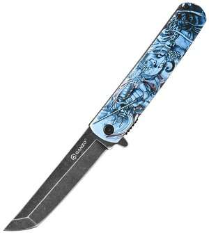 Нож Ganzo G626-GS серый самурай. ЦЕНУ СДЕЛАЛИ ОБЫЧНУЮ. РАСХОДИМСЯ.