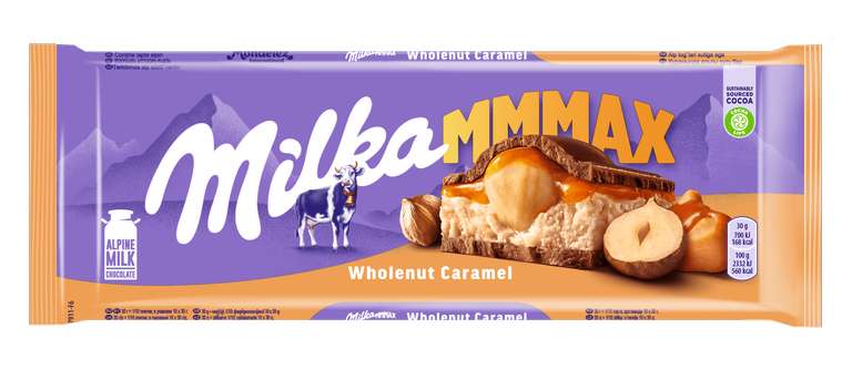 [Челябинск] Шоколад MILKA Wholenut Caramel c цельным фундуком, 300г