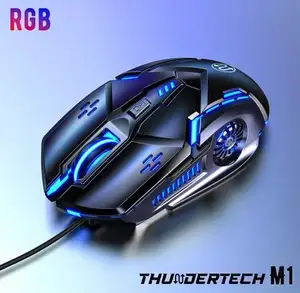 Мышь игровая Thundertech M1 с подсветкой, проводная для компьютера (цена с ozon картой)