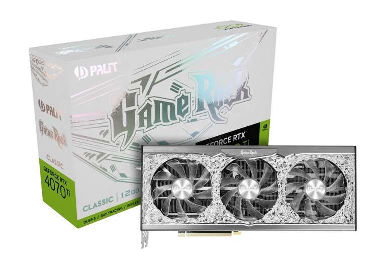 Видеокарта Palit Gamerock Classic GeForce RTX 4070 Ti (NED407T019K9-1046G)