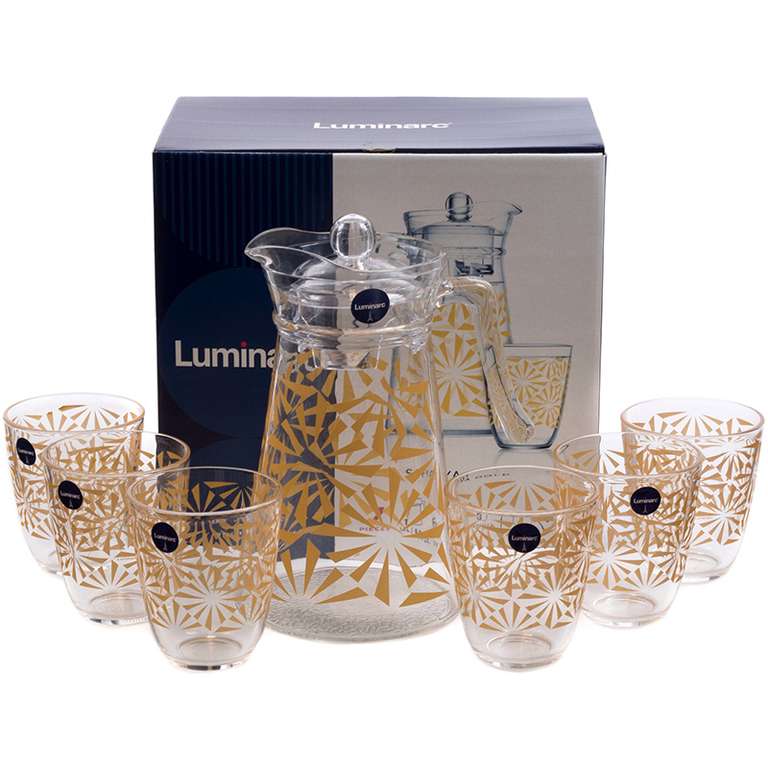 Набор питьевой Luminarc Sofya Gold, 7 предметов