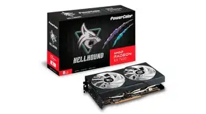 Видеокарта Powercolor Hellhound Radeon RX 7600 8 ГБ (цена с Ozon картой)