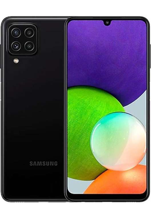 Смартфон Samsung Galaxy A22 4/64Gb, черный
