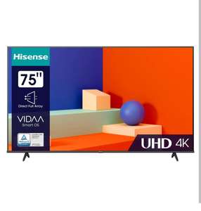 Телевизор HISENSE 75A6K, 75"(190 см), UHD 4K Smart TV