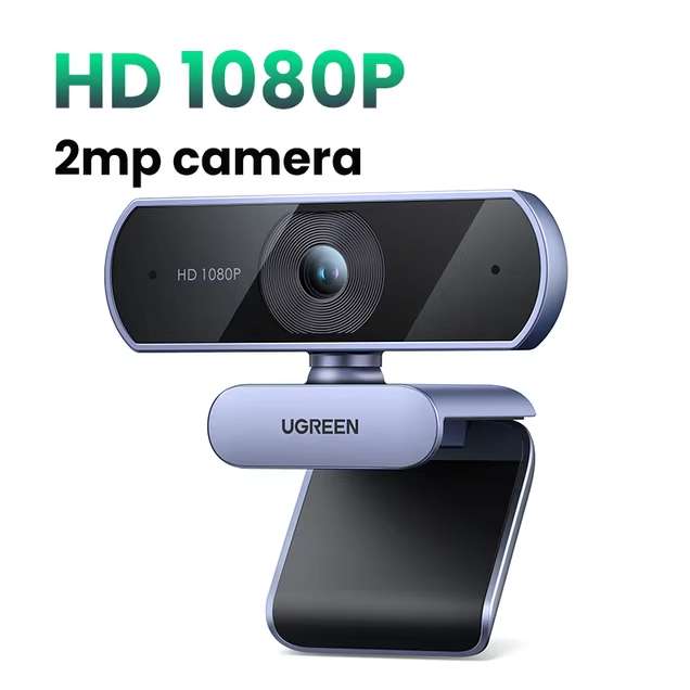 веб-камера UGREEN USB 1080P HD Mini с двумя микрофонами