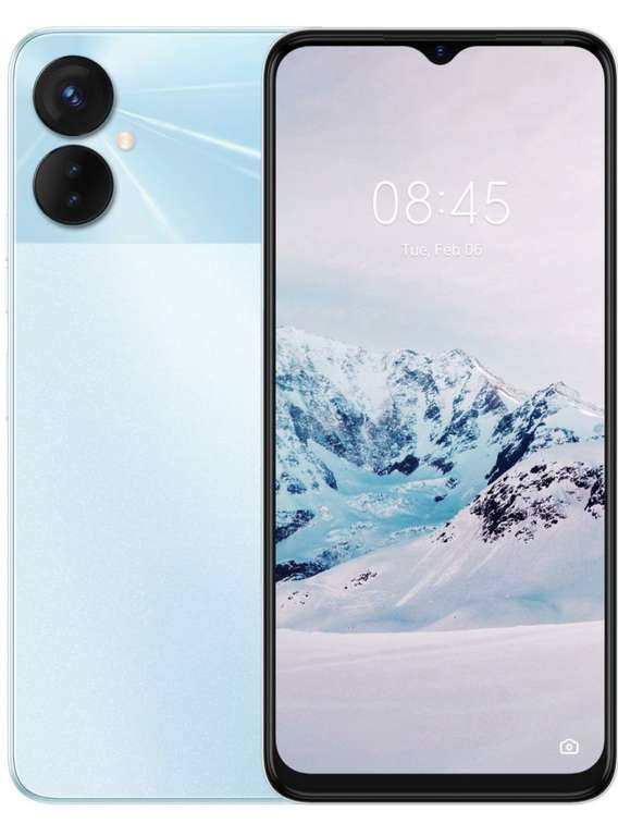 Смартфон Tecno Spark 9 Pro 4/128 (6.58″, 1080×2460, Helio G85, NFC), белый цвет