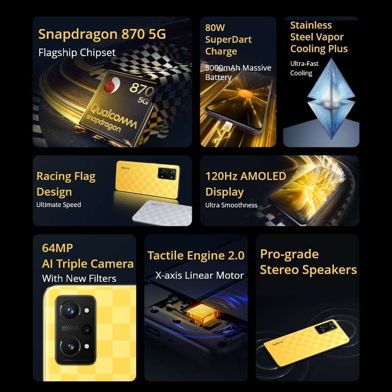 Смартфон Realme gt neo 3Т 8+128 Гб русская версия