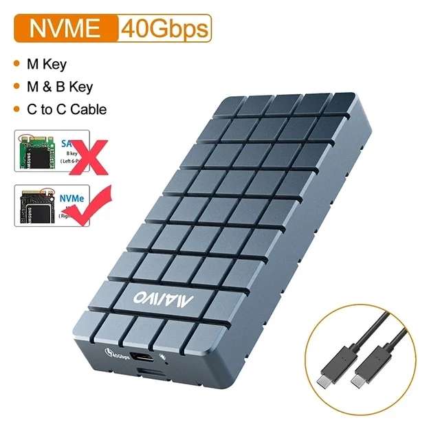USB4 40Гбит/с кейс для NVME SSD Maiwo K1717 (В описании есть Maiwo 1695 за 3847р)