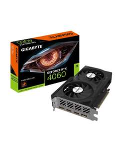 Видеокарта Gigabyte GeForce RTX 4060 WINDFORCE 8 ГБ (GV-N4060WF2-8GD) (цена с ozon картой)