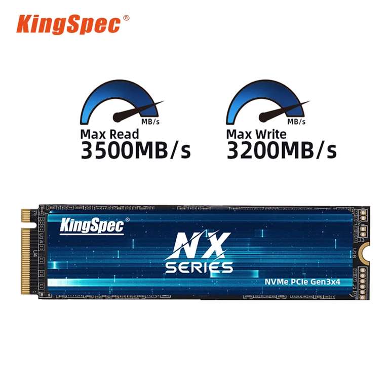 Твердотельный накопитель Kingspec NX 512GB PCIe 3.0
