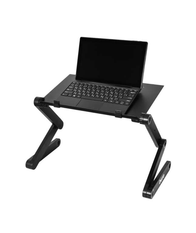 Стол для ноутбука Buro BU-807, металл, черный