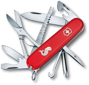 Нож Victorinox Fisherman красный (1.4733.72) с картой Альфа банка (персональная цена может отличаться на аккаунтах)