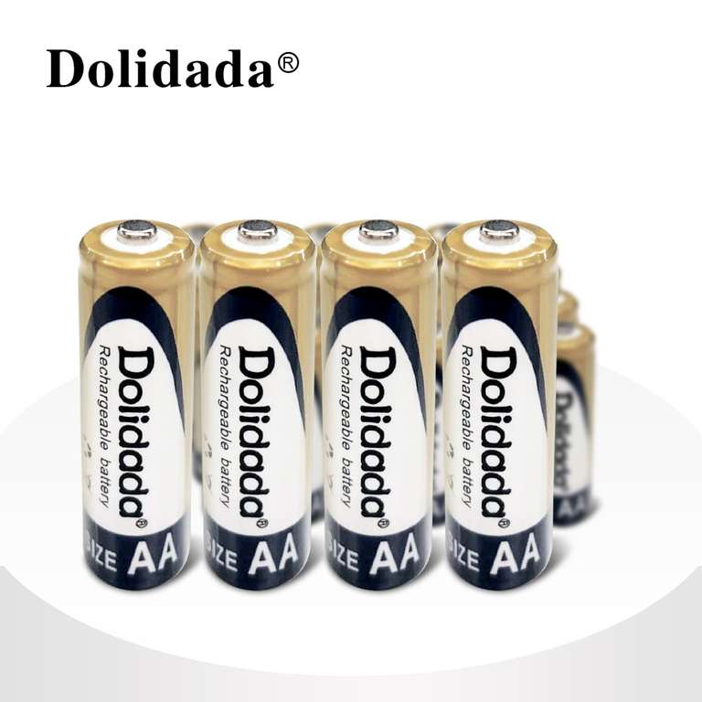 Перезаряжаемые батарейки Dolidada AA 5200 мАч, 1,2 в. 2-20 шт. (напр, 2 шт)