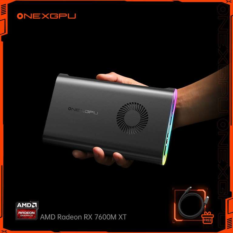 Внешняя видеокарта eGPU OneXPlayer ONEXGPU AMD Radeon RX 7600m XT