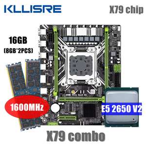 Комплект на ксеоне Kllisre X79 LGA 2011 E5 2650 V2 2*8 Гб DDR3 1600 ECC RAM