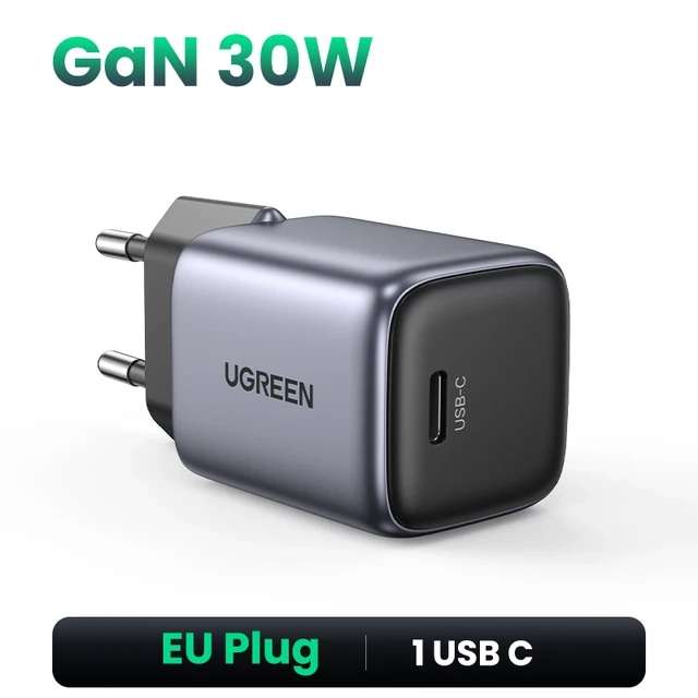 Зарядное устройство UGREEN CD224 / CD226 GaN 30W EU Plug