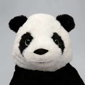 Мягкая игрушка, панда белый, черный 30 см IKEA KRAMIG