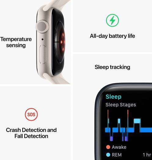 Умные часы Apple Watch Series 8, GPS, 41 мм (Product RED)