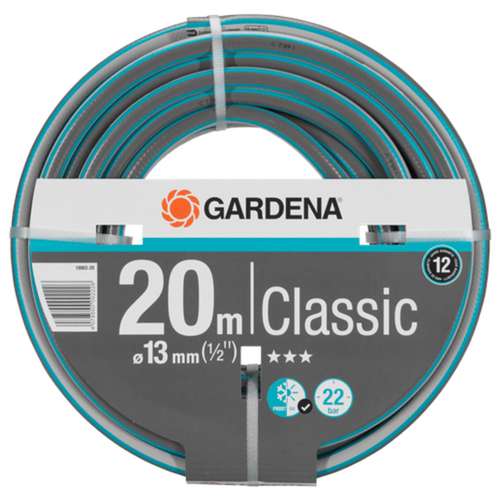 Шланг GARDENA Classic 1/2" 20 метров голубой/серый