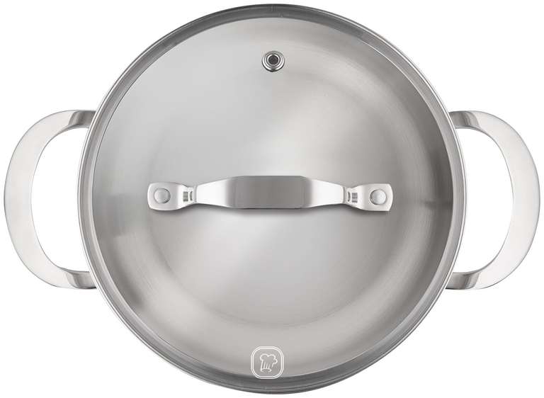 Набор посуды Rondell 4 предмета: кастрюля с крышкой 2,8 л + ковш с крышкой 1,4 л.