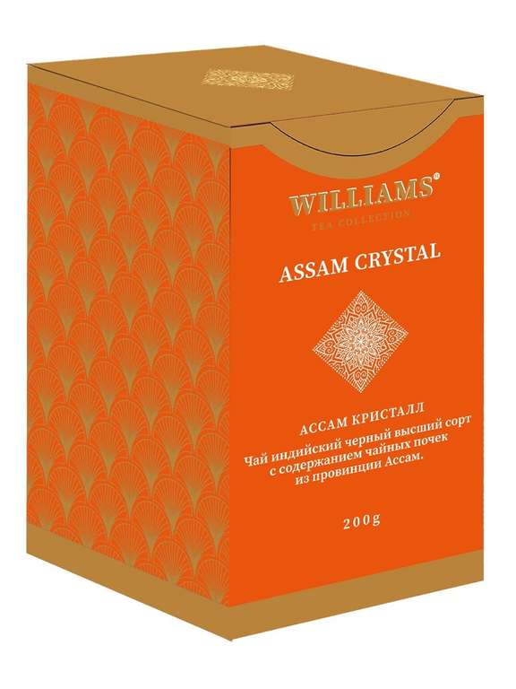 Чай черный "WILLIAMS" - "ASSAM CRYSTAL" (200 г)