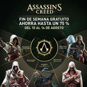 [PC] Сборник :: Предложения франшизы Assassin's Creed | Сыграйте БЕСПЛАТНО в 5 игр Assassin's Creed с 10 по 17 августа | XBOX