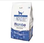 Сухой корм MONGE CAT STERILISED CHICKEN для взрослых кастрированных котов и стерилизованных кошек с курицей 1,5 кг (при оплате картой OZON)