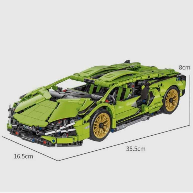 Конструктор Техник набор "Киберпанк Lamborghini Sian" 1280 деталей