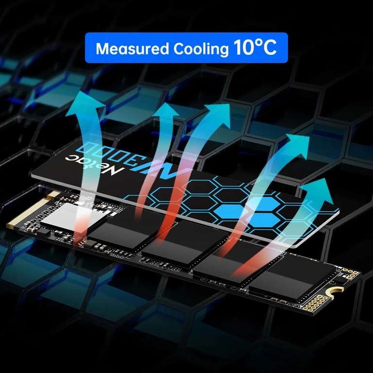 Внутренний твердотельный накопитель Netac M2 SSD NVMe 500 Гб