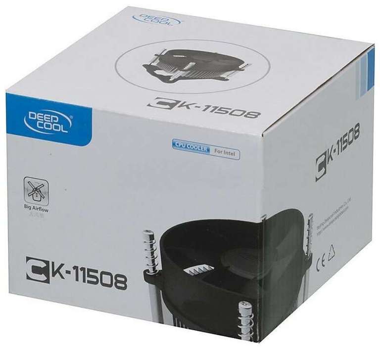 Кулер для процессора Deepcool CK-11508 (алюминий, 65 Вт, 2200 об/мин)