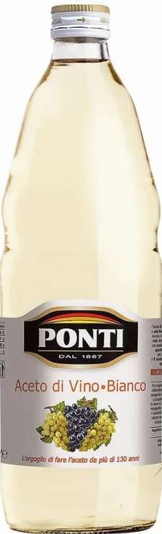 Уксус винный Ponti белый 6%, 1 л