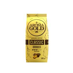 Кофе натуральный Aroma Gold молотый, 500 г (возврат 54% сберспасибо)