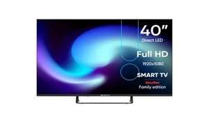 Телевизор Topdevice 40" Full HD, Smart TV, серебристый (возможно локально, продавец RBT)