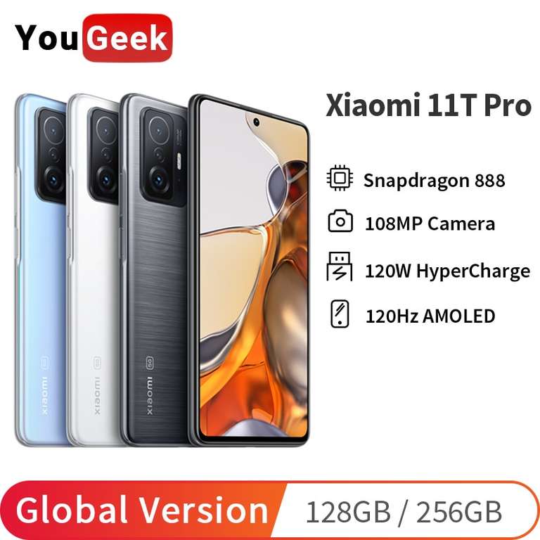 Смартфон Xiaomi mi 11t pro 8/128 белый